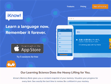 Tablet Screenshot of iknow.jp